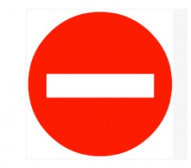 Biển báo cấm ngược chiều