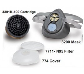 Mặt nạ lọc độc 1 phin lọc 3M-3200